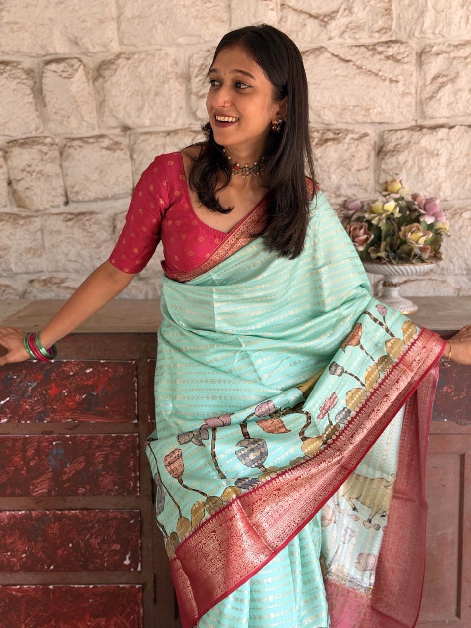 BANARASI SILK SAREE -(WS142)