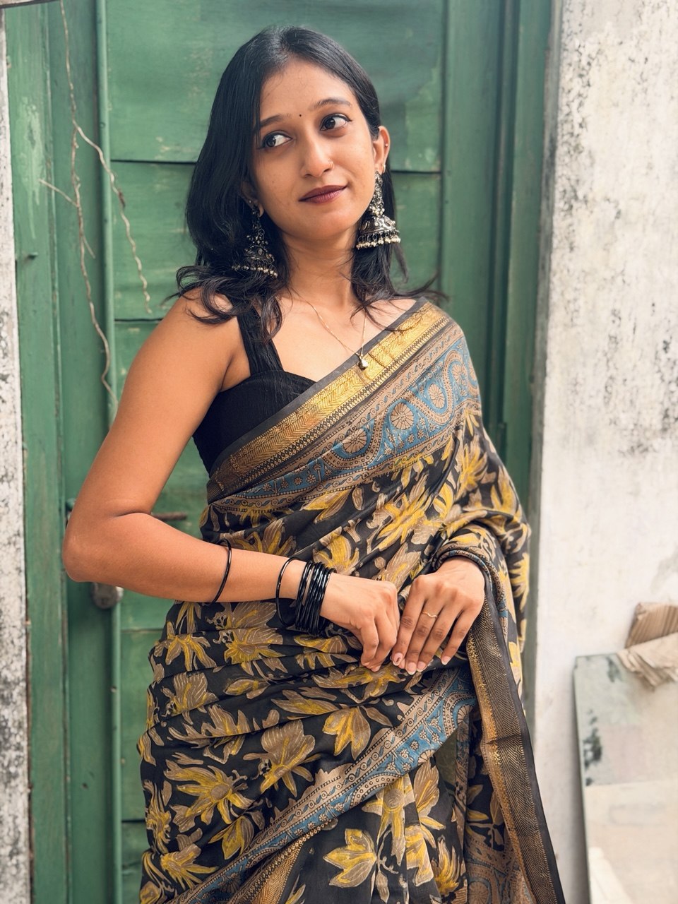 CHANDERI SILK SAREE-(WS145)