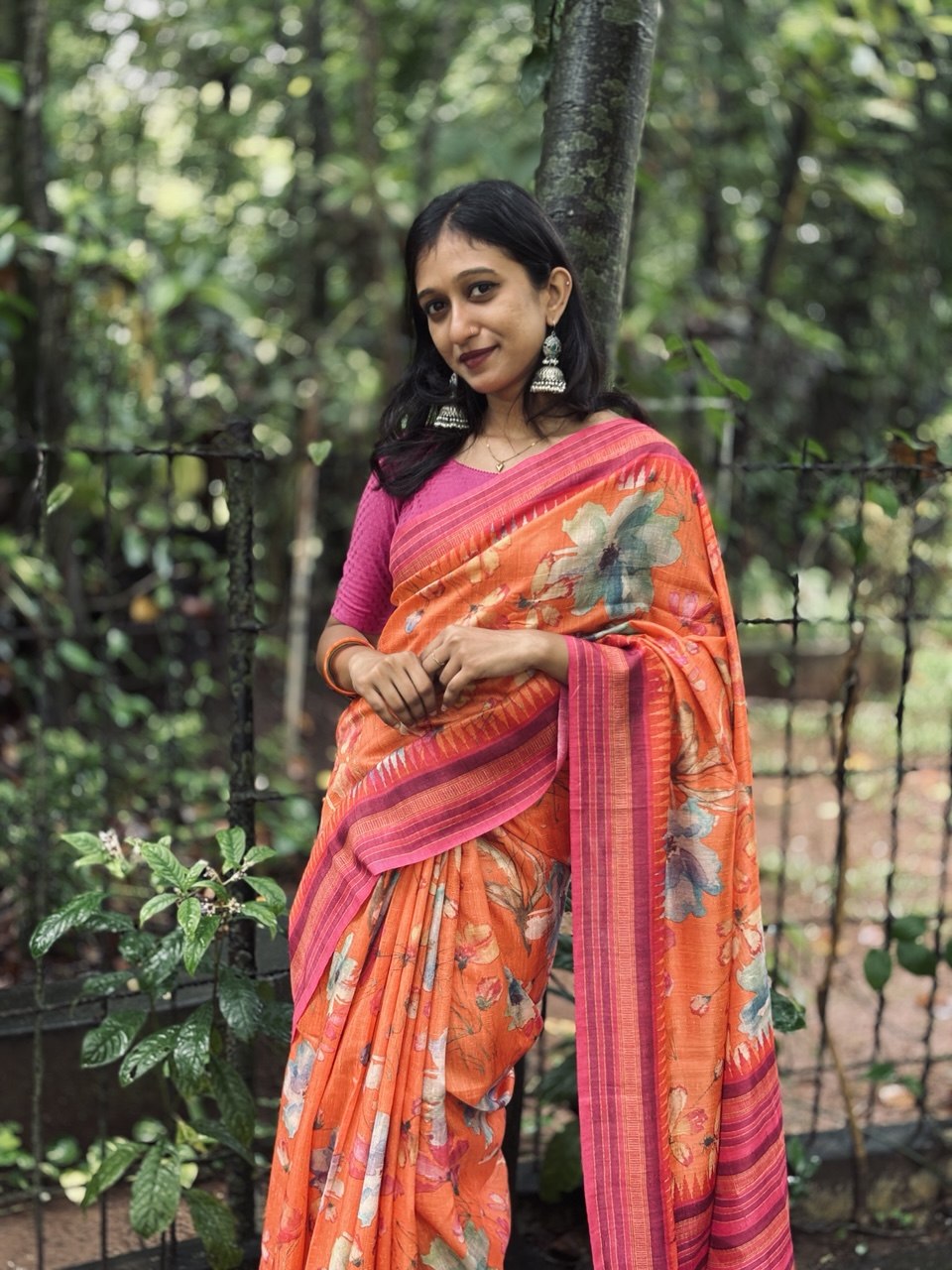 RAW SILK SAREE -(WS172)