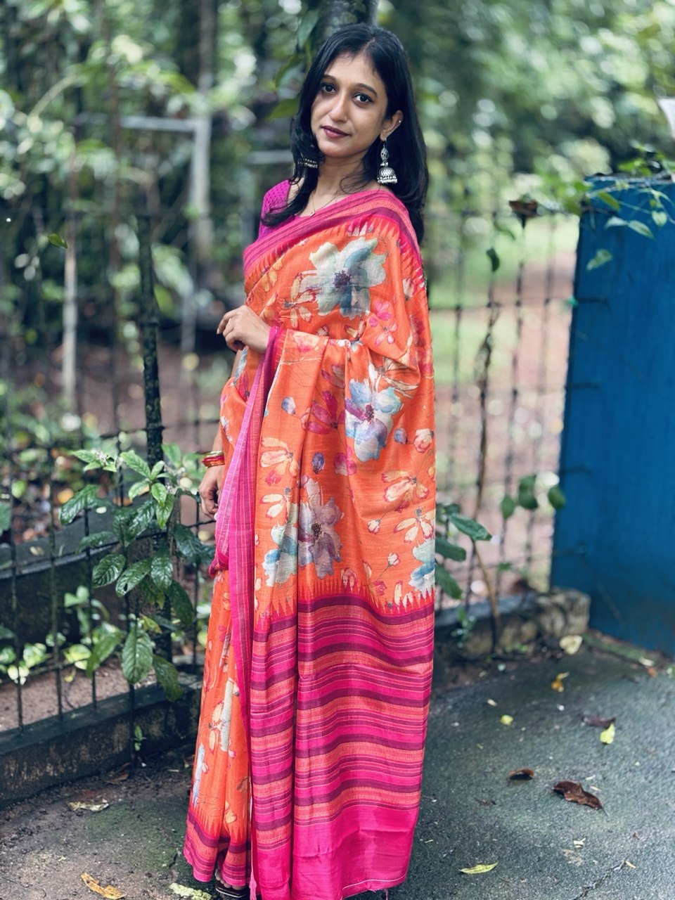 RAW SILK SAREE -(WS172)
