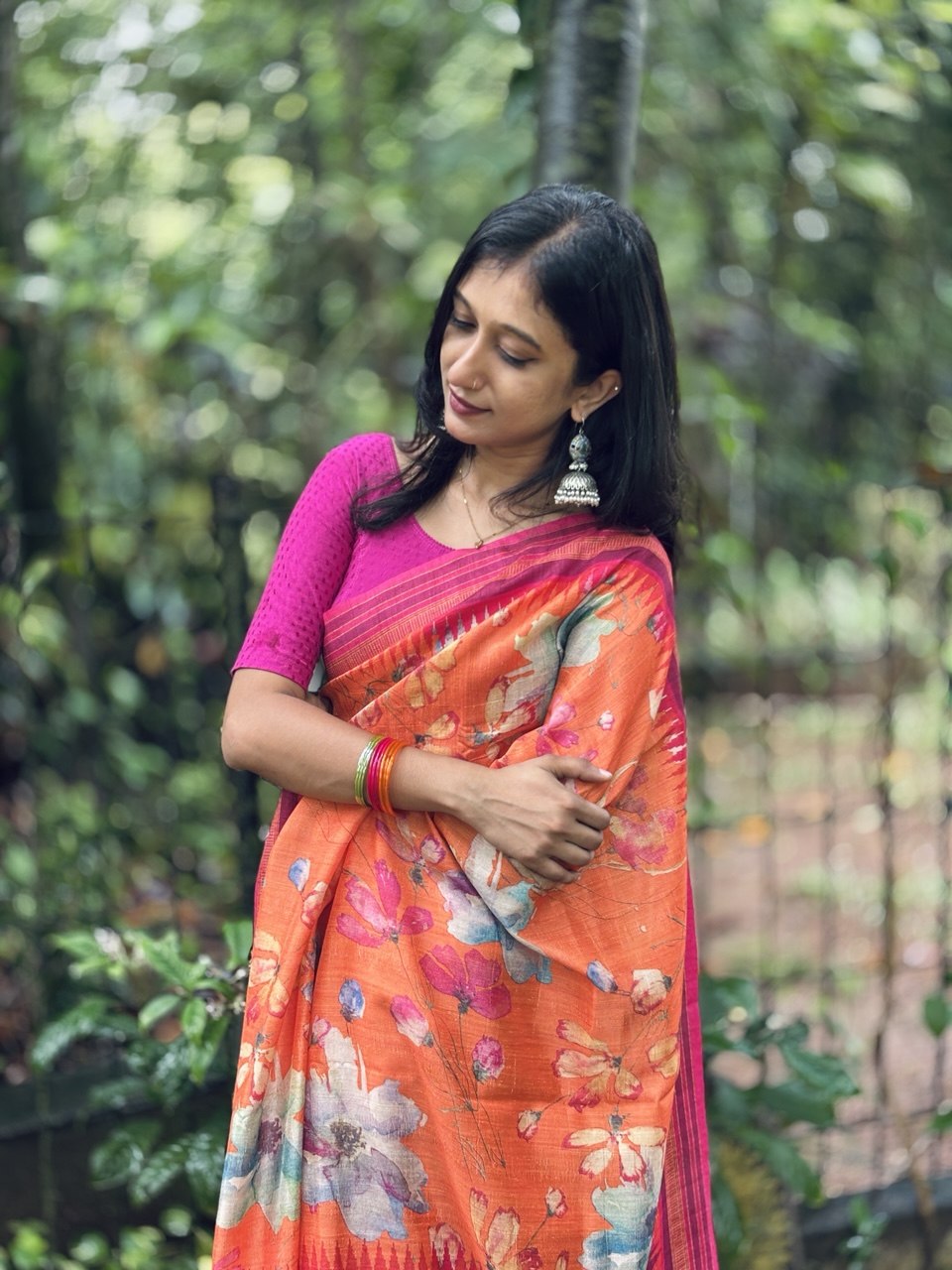 RAW SILK SAREE -(WS172)