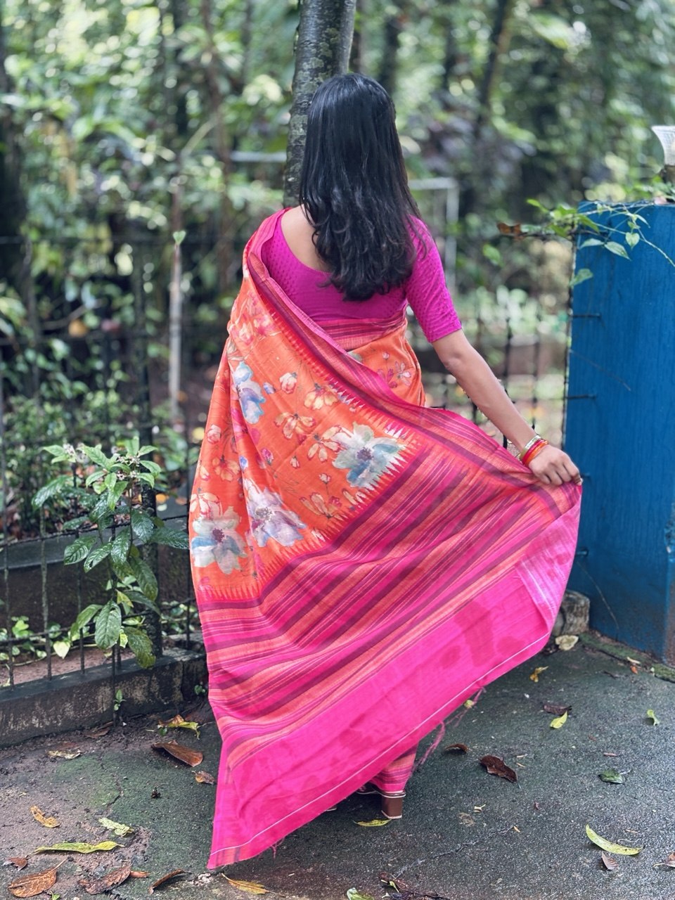 RAW SILK SAREE -(WS172)