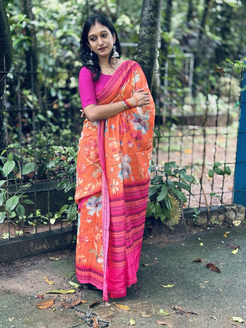 RAW SILK SAREE -(WS172)
