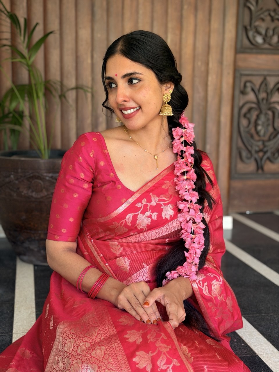 BANARASI SILK SAREE -(WS175)