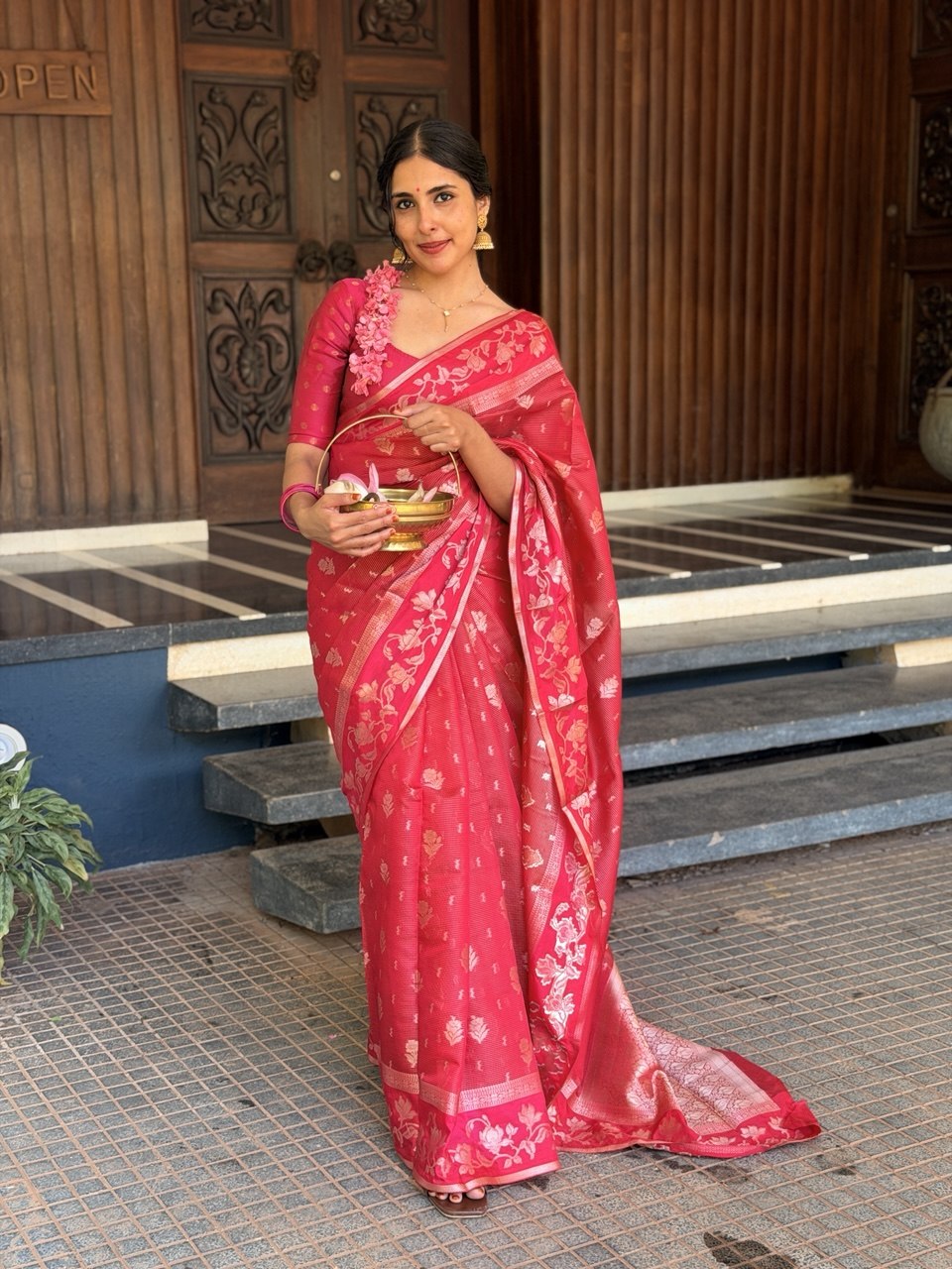 BANARASI SILK SAREE -(WS175)