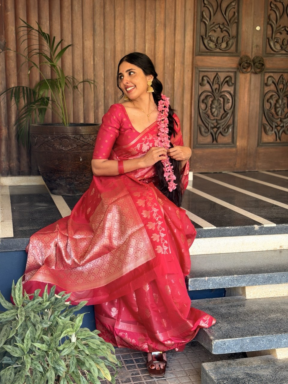 BANARASI SILK SAREE -(WS175)