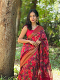 CHANDERI SILK SAREE -(WS181)