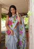 Floral Silk Saree ( code - FS 02)